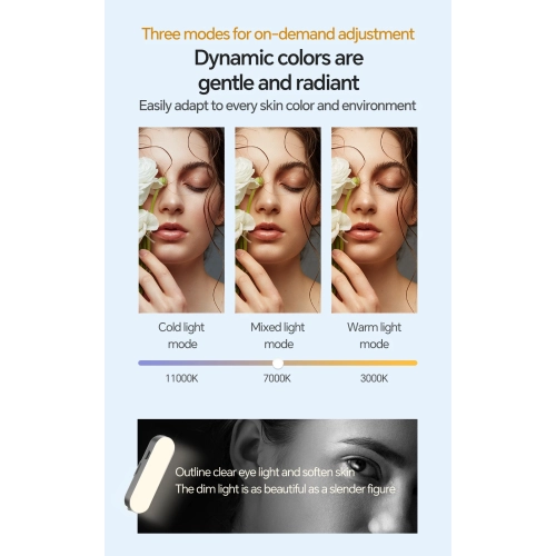 Mini mobile phone selfie stick with flash Bluetooth handle shooting aid portable shooting aid A6 smart phone gimbal video stabilizer - standard