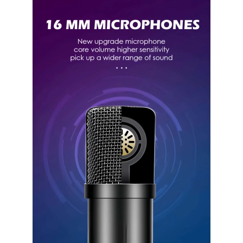 USB computer microphone PS4 live broadcast condenser mic novel video sound card radio dubbing microphone, studio equipment podcast - BM700 cantilever