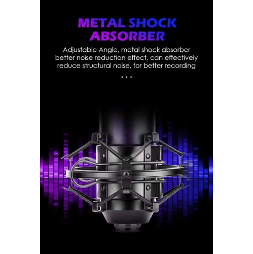 USB computer microphone PS4 live broadcast condenser mic novel video sound card radio dubbing microphone, studio equipment podcast - BM700 cantilever