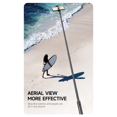 Jumping pole TT01 mobile phone selfie stick tripod floor portable - magnetic suction Bluetooth remote control *Hidden design *Open when touching the