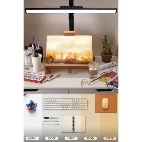Eye protection LED clip lamp, computer work reading lamp, curved screen fill light display clip lamp, eye protection children's desk lamp,