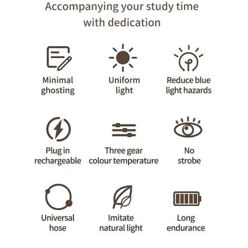 LED multi-function mobile phone holder, pen holder study children student dormitory eye protection reading study lamp desktop desk lamp with pen