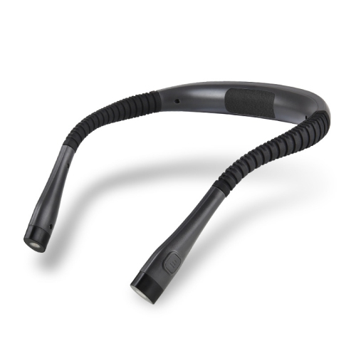 Bedroom USB reading light neck lamp led universal hose adjustable eye protection neck lamp outdoor night running lighting - gray