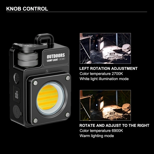 New LED camping light USB charging outdoor multi-function magnetic multi-light source COB work maintenance light super long battery life