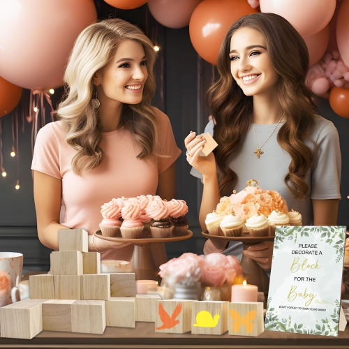 EIGTWEN 78 PCS Funniest Baby Shower Games Ever, Unique Baby Shower Ideas Activities for Guests, Suitable for Boy and G..