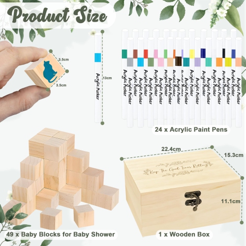 EIGTWEN 78 PCS Funniest Baby Shower Games Ever, Unique Baby Shower Ideas Activities for Guests, Suitable for Boy and G..