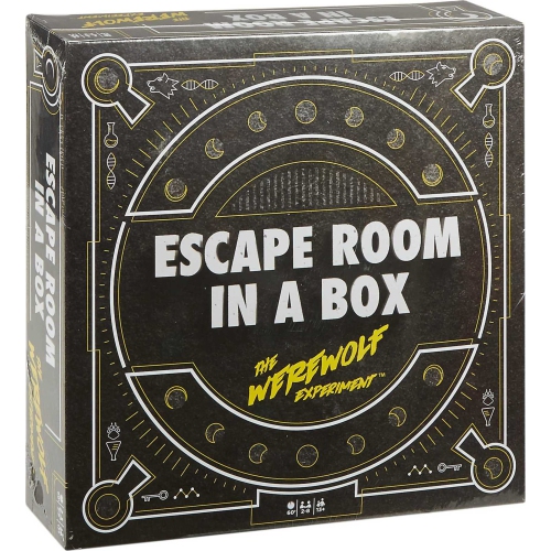 Mattel Games Escape Room in a Box Game The Werewolf Experiment, Mystery with Physical Puzzles, Paper Puzzles & Real Lo..