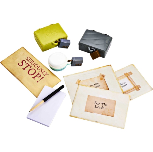 Mattel Games Escape Room in a Box Game The Werewolf Experiment, Mystery with Physical Puzzles, Paper Puzzles & Real Lo..