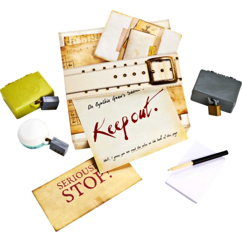 Mattel Games Escape Room in a Box Game The Werewolf Experiment, Mystery with Physical Puzzles, Paper Puzzles & Real Lo..