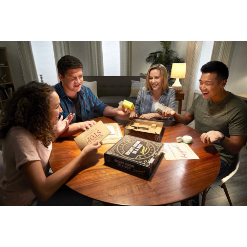 Mattel Games Escape Room in a Box Game The Werewolf Experiment, Mystery with Physical Puzzles, Paper Puzzles & Real Lo..