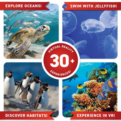 Abacus Brands Virtual Reality Oceans! - Illustrated Interactive VR Book and STEM Learning Activity Set