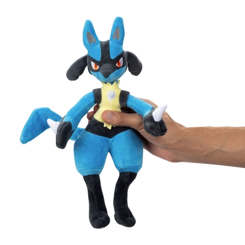 Pokemon 12" Large Lucario Plush - Officially Licensed - Generation IV Figure - Authentic Soft Stuffed Animal Toy 2+