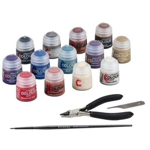 Games Workshop Warhammer 40K: Paints & Tools Set, White