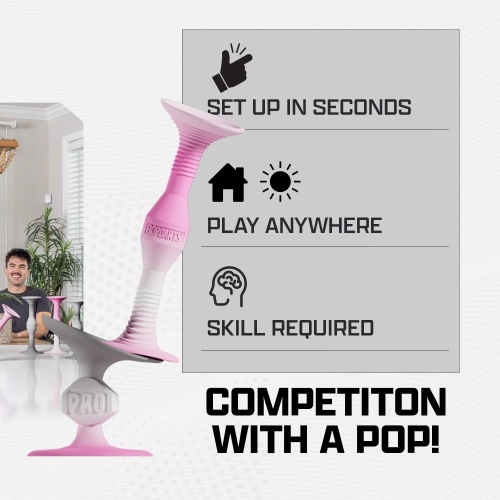 POPDARTS PRO Pack Game Set - Indoor, Outdoor Suction Cup Throwing Game - Competition with a POP