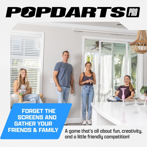 POPDARTS PRO Pack Game Set - Indoor, Outdoor Suction Cup Throwing Game - Competition with a POP