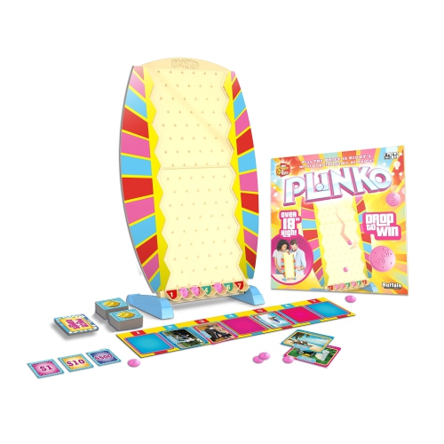 Buffalo Games PLINKO - Family Board Game Inspired by The Price is Right, Great for 2+ Players Ages 10+