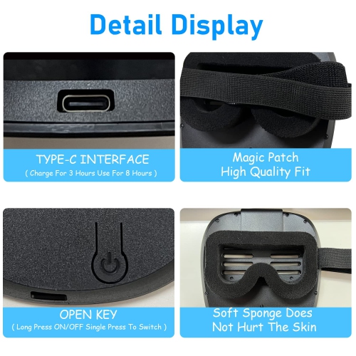 Led Mask with Gesture Sensing, LED Face Transforming Mask for Costume Cosplay Party Masquerade, light up mask for hall..