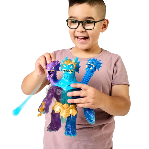 Heroes Of Goo Jit Zu Deep Goo Sea King Hydra Figure with Triple Attack 3 in 1 Goo Power. Plus Light and Sound Battle A..