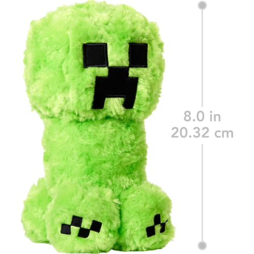 Mattel Minecraft Plush Toy, Creeper Soft Doll Inspired by A Minecraft Movie Character, 8-inch Collectible