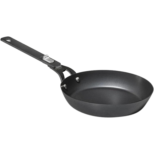 OXO Outdoor Carbon Steel 8" Frying Pan Skillet, Induction, Oven Safe, Black