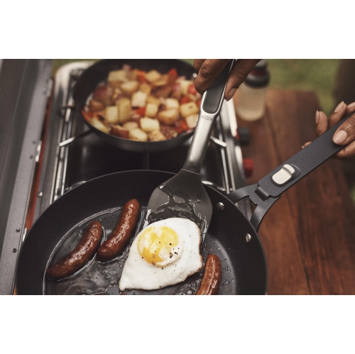 OXO Outdoor Carbon Steel 8" Frying Pan Skillet, Induction, Oven Safe, Black