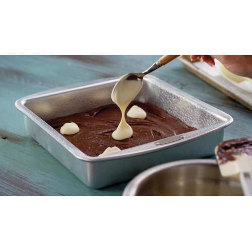 Moule à gâteau, moule carré, aluminium, antiadhésif, 9&nbsp;po