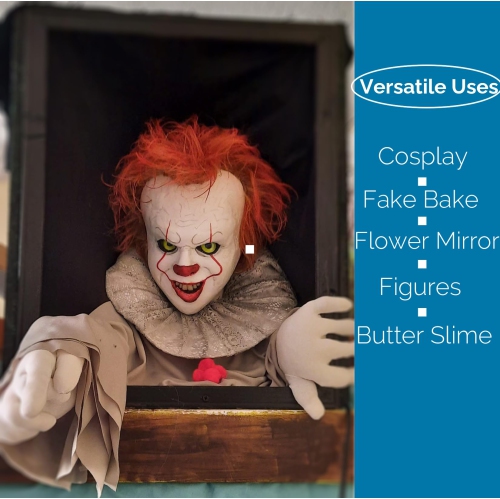 BOHS White Foam Clay,3pcs 3.3 Lbs - Squishy,Soft, Air Dry -for School Project,Cosplay,Fake Bake, Slime Supplies