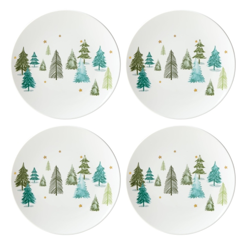Lenox 880066 Balsam Lane 4-Piece Accent Plate Set