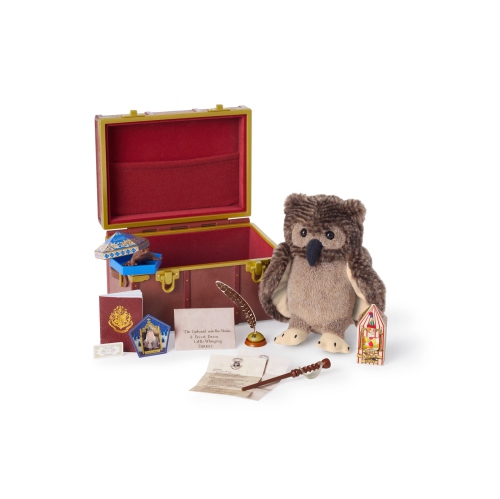American Girl Harry Potter 18-inch Doll Hogwarts Playset with Plush Owl, Wand, Train Ticket, and Inkwell, for Ages 6+