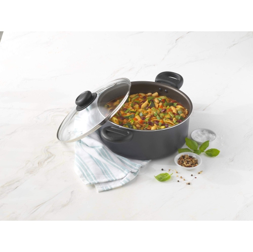 Good Cook 5 quart Dutch Oven with Lid, Black