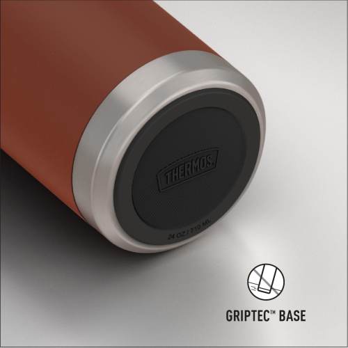 ICON Series by THERMOS Stainless Steel Water Bottle with Screw Top Lid, 40 Ounce, Saddle