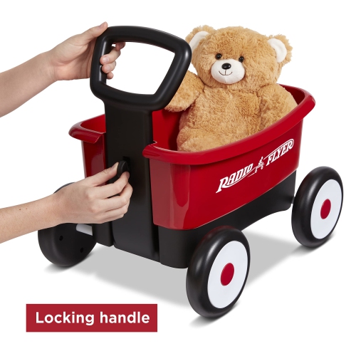Radio Flyer My 1st Wagon with Teddy Bear Red