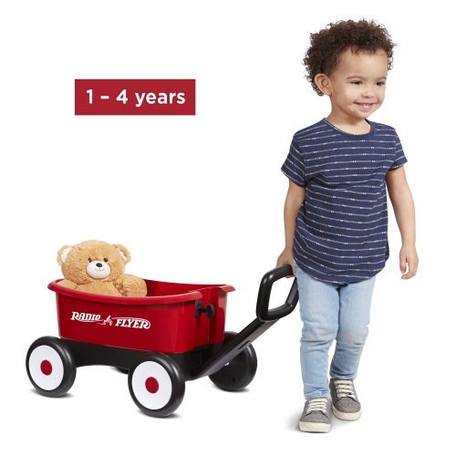 Radio Flyer My 1st Wagon with Teddy Bear Red