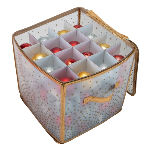 Simplify Ornament Storage, 64-Count-Gold