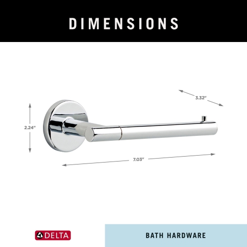 Delta Faucet 75950 Trinsic Tissue Holder, Chrome