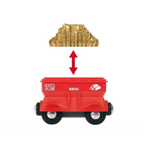 BRIO 63388900 World - 33889 Crane & Mountain Tunnel | 7 Piece Toy Train Accessory for Kids Ages 3 and Up