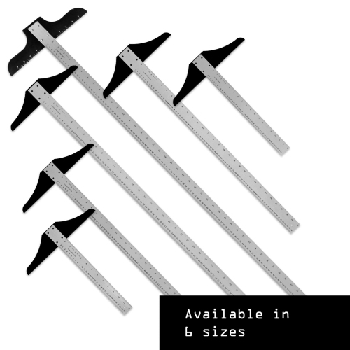 Ludwig Precision Standard Aluminum T-Square for Art Framing and Drafting, 48-inch