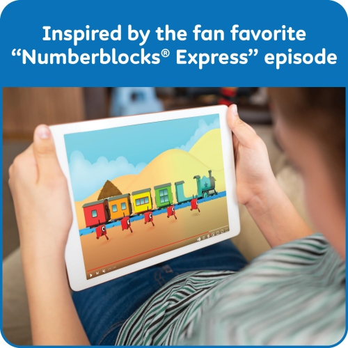 hand2mind Numberblocks Express Train MathLink Cubes Activity Set