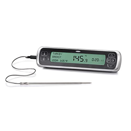 OXO 11231300G Chef Leave-in Thermometer, Black/White