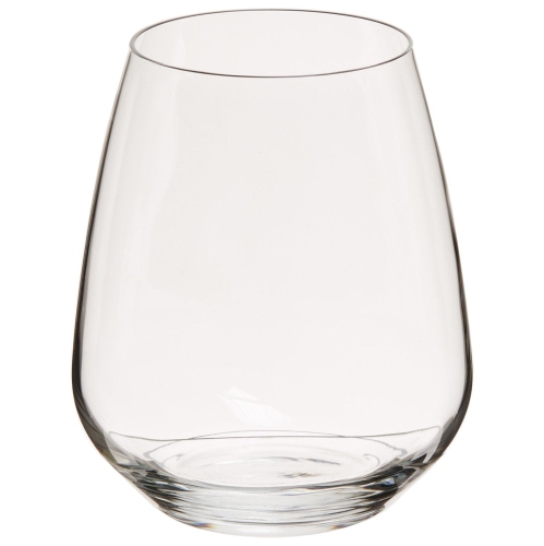 Ensemble de 4 verres à vin sans pied Luigi Bormioli Crescendo Crescendo 23,25 oz, verre Son-hyx cristal, fabriqué en Italie.