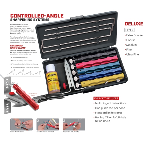 Lansky LKCLX Deluxe Sharpening Kit