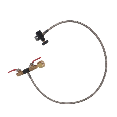 CGA-320 CO2 Cylinder Refill Adapter Bottle Connector CO2 Tank Soda Maker Accessories with Hose for Filling Tank(36in G..