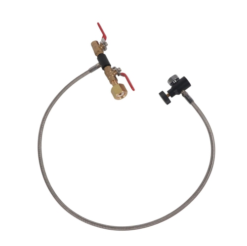 CGA-320 CO2 Cylinder Refill Adapter Bottle Connector CO2 Tank Soda Maker Accessories with Hose for Filling Tank(36in G..