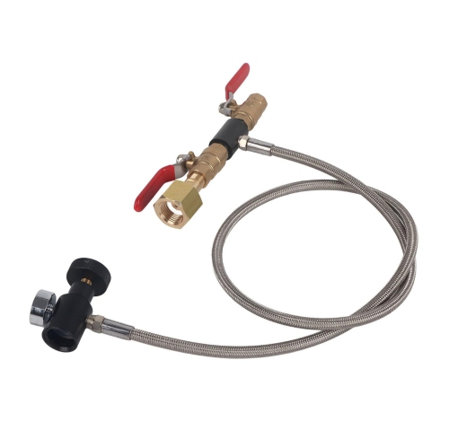CGA-320 CO2 Cylinder Refill Adapter Bottle Connector CO2 Tank Soda Maker Accessories with Hose for Filling Tank(36in G..