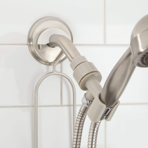 iDesign Forma XL Handheld Hose Hanging Shower Organizer, 23.62" x 16.99" x 4.83", Satin