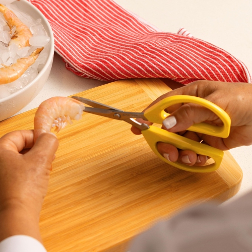 Joyce Chen Original Unlimited – Ciseaux de cuisine avec poignées jaunes