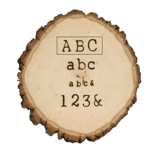 Walnut Hollow Hotstamps Alphabet Set