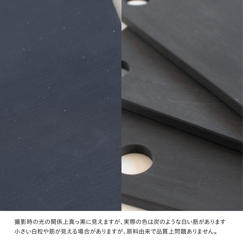 Rubber Rubber NBD001 Cutting Board, Synthetic Rubber, Black, M, Made in Japan 11.8 x 7.9 x 0.3 inches (300 x 200 x 8 m..