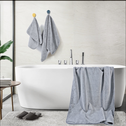 Ensemble de serviettes de bain en 30&nbsp;po microfibre non pelucheuse, 60 serviettes de bain en polyte, séchage rapide, 6 pièces