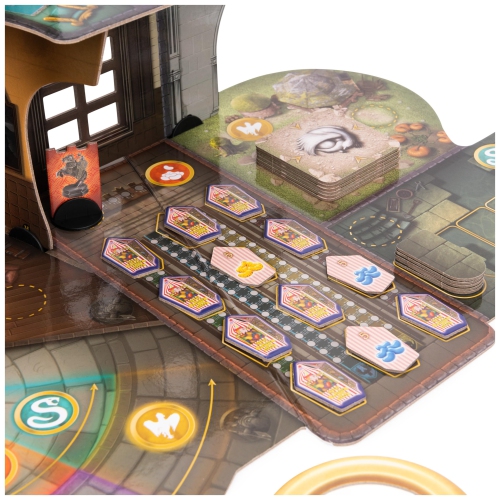 Wizarding World Hogwarts Magical Mayhem 3D Board Game | Harry Potter Game for Families, Adults, & Kids Ages 8 and up